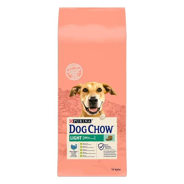 14 kg Dog Chow Light Pavo pienso para perros