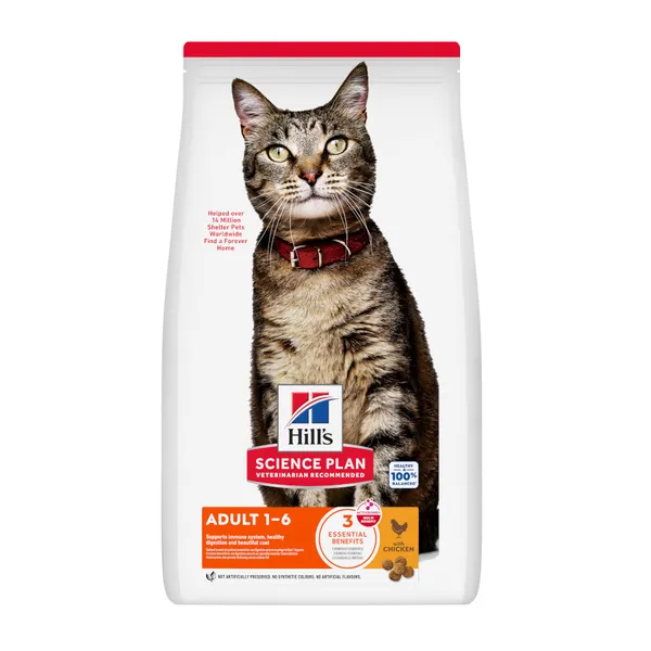 7 kg Hill's Science Plan Adult Pollo pienso para gatos