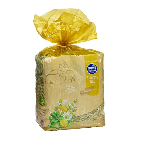 600 g Home Friends Timothy Heno Calendula y Manzanilla para conejos y roedores