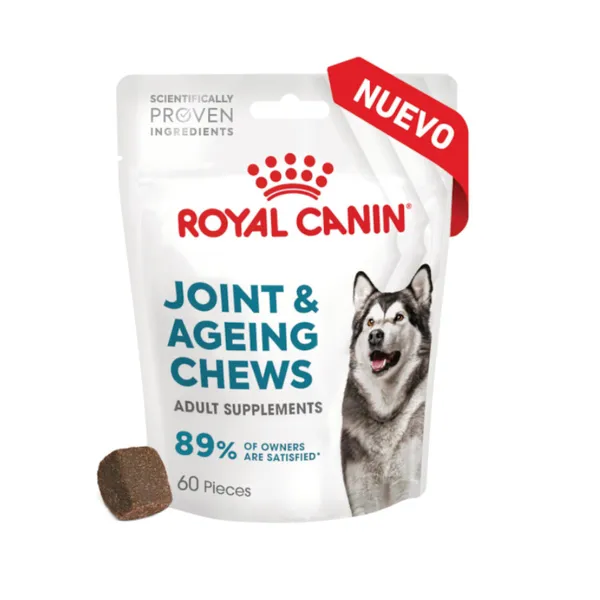 2 sobres x 240 g Royal Canin Joint & Ageing Chews Suplemento Nutricional para perros senior ¡Pack Ahorro!