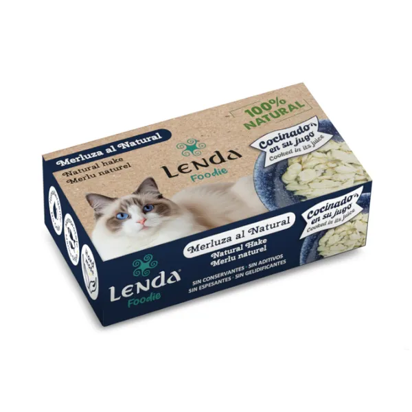 24 latas x 120 g Lenda Lata Merluza al natural para gatos ¡Pack ahorro!