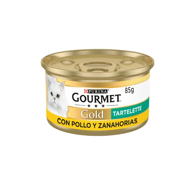 24 latas x 85 g Gourmet Gold Pastel de Pollo lata para gatos ¡Pack Ahorro!