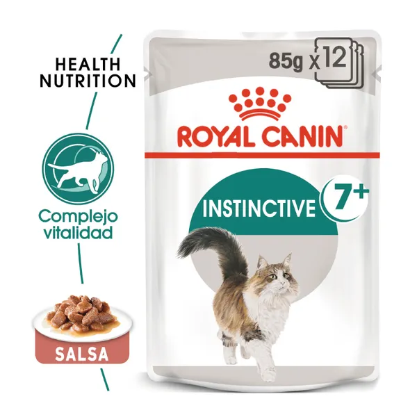 85 g Royal Canin Senior 7+ Instinctive sobres para gatos
