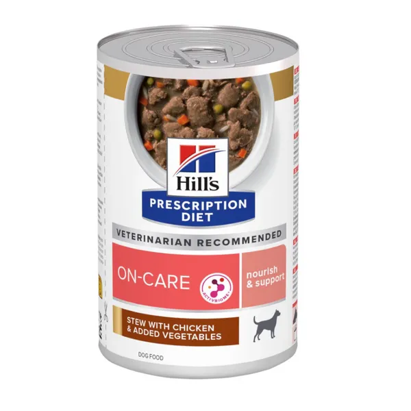 354 g Hill's Prescription Diet ON-Care Estofado de Pollo y Vegetales lata para perros