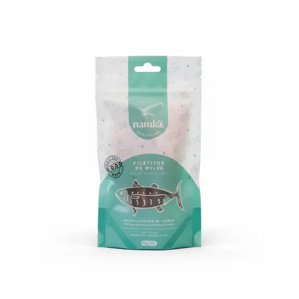 50 g Natuka Filetitos de Melva Snack Natural para perros y gatos
