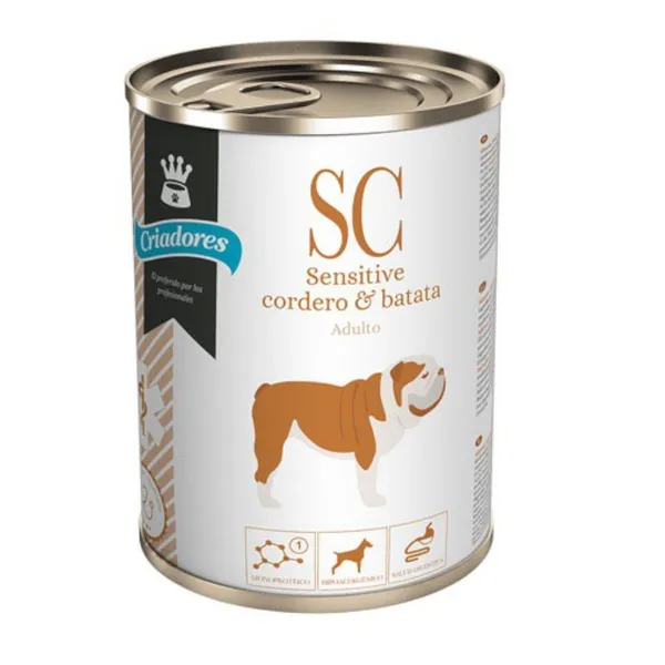 24 latas x 400 g Criadores Dietetic Adulto Sensitive Cordero y Batata lata para perros ¡Pack Ahorro!