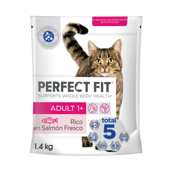 1.4 kg Perfect Fit Adult 1+ Esterilizado Salmón pienso para gatos