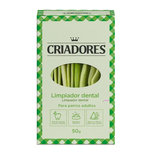 6 uds. x 140 g Criadores Snacks Dentales Limpiador para perros ¡Pack ahorro!