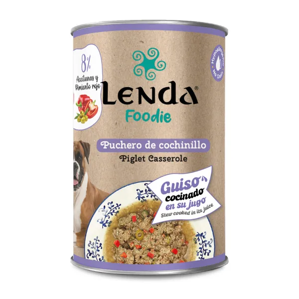 12 latas x 400 g Lenda Puchero de Cochinillo lata para perros ¡Pack ahorro!