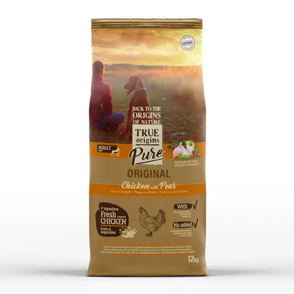 12 kg True Origins Pure Adult Maxi Pollo pienso para perros