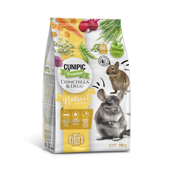 2.5 KG Cunipic Premium pienso para chinchillas y degús
