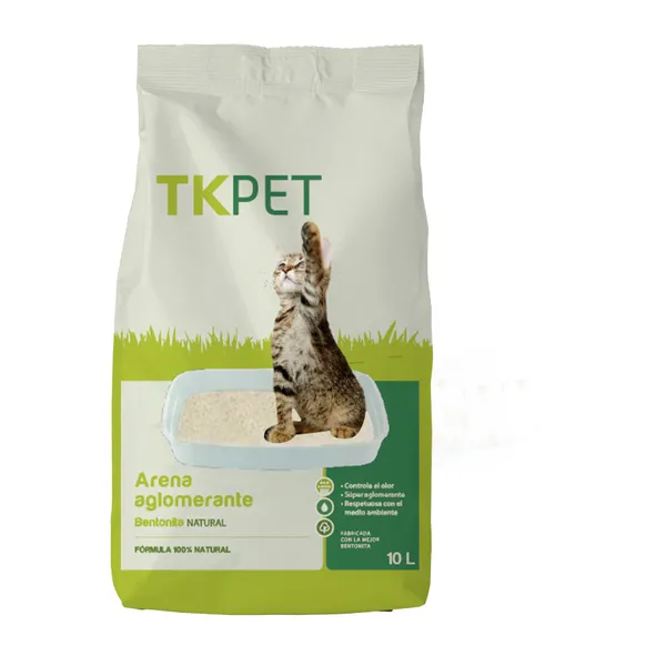 10 L TK-Pet Arena Aglomerante de Bentonita y Natural para Gatos