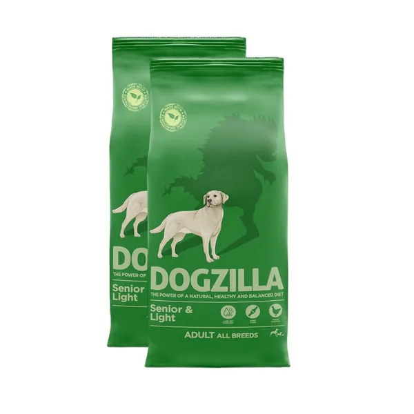 2 x 12 kg Dogzilla Senior Light pienso ¡Pack ahorro!