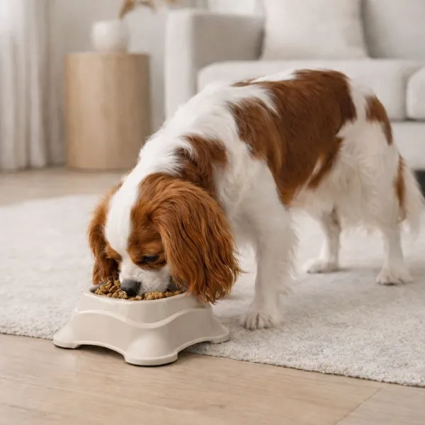 Leeby Comedero Plástico Taupe para perros
