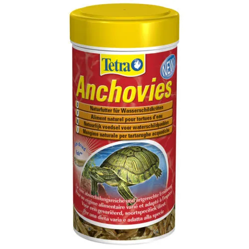 1 L Tetra Anchoives Comida con Anchoas para tortugas