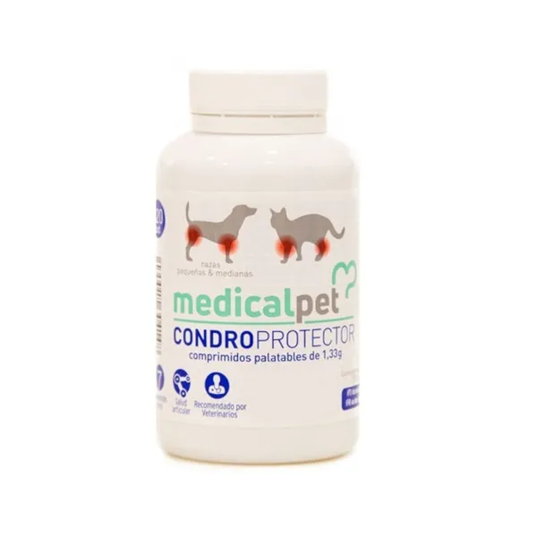 120 comprimidos Medicalpet Condroprotector en Comprimidos para gatos y perros pequeños y medianos