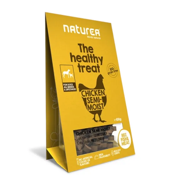 100 g Naturea Bocaditos Pollo para perros