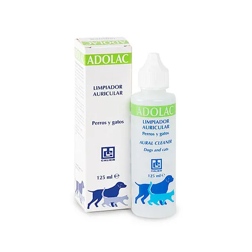 125 ml Calier Adolac Limpiador de Oídos para perros y gatos