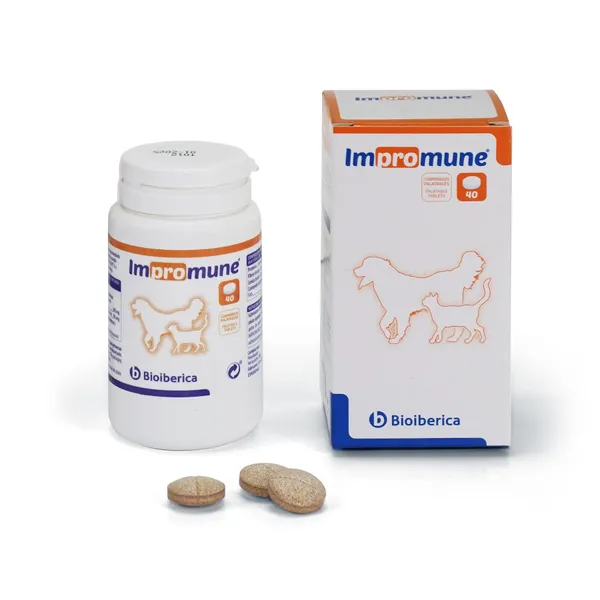 40 comprimidos Bioiberica Impromune Suplemento Alimenticio para perros y gatos