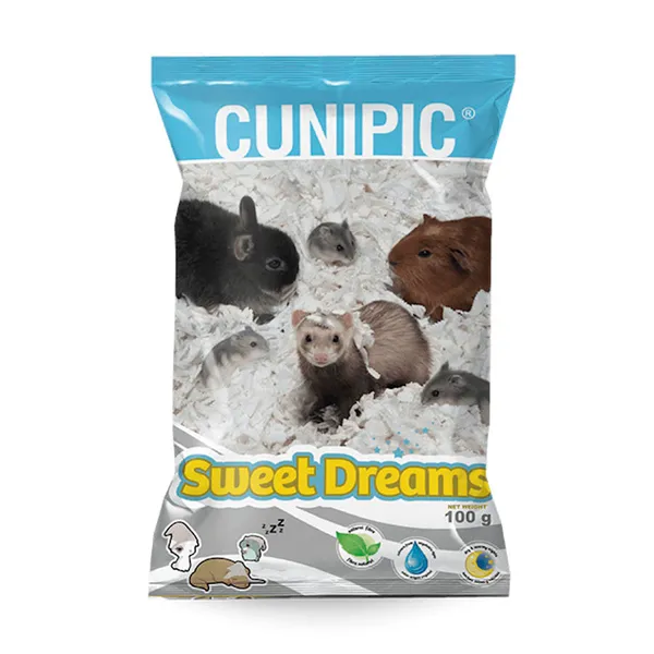 0.1 KG Cunipic Sweet Dreams Lecho Papel para roedores