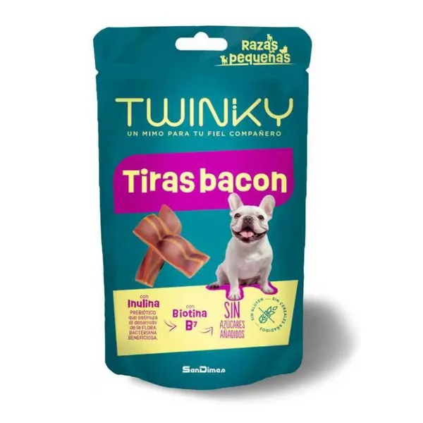 100 g Twinky Tiras de Bacon para perros de razas pequeñas