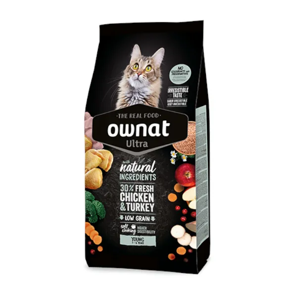 Ownat Ultra Young Pienso Pollo y Pavo para gatos