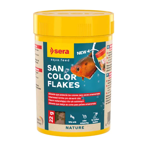0.1 L Sera San Nature Alimento para peces