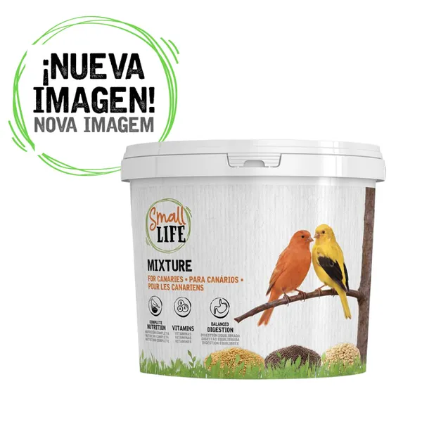 3.7 KG 3.7 kg Small Life Mixtura Cubos para canarios