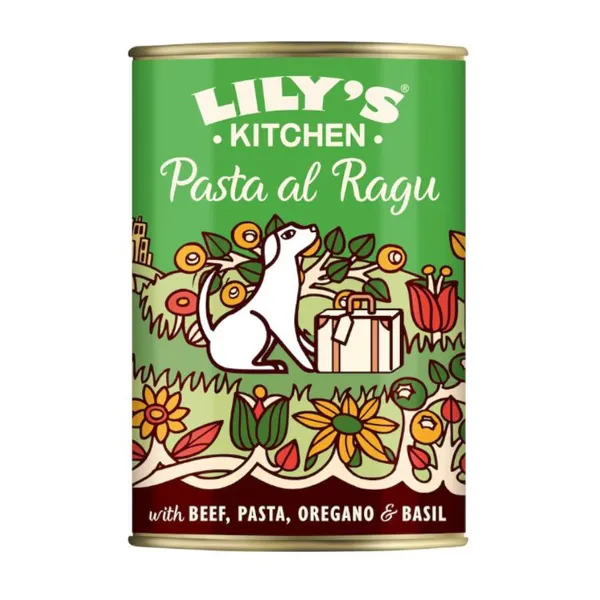 12 tarrinas x 400 g Lily's Kitchen Vacuno con Pasta Comida húmeda para perros ¡Pack Ahorro!