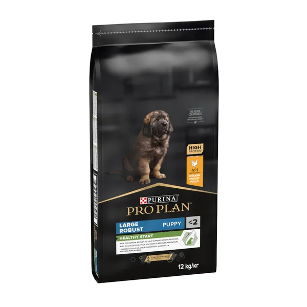 2 x 12 kg Pro Plan Puppy Large Robust Pollo pienso para perros ¡Pack ahorro!