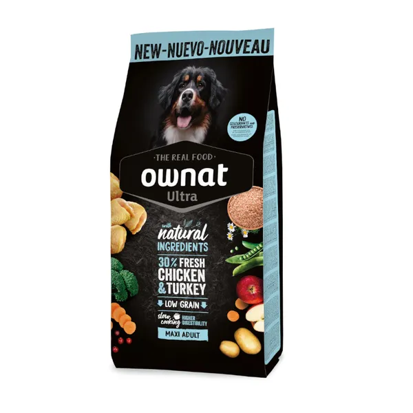 12 kg Ownat Ultra Maxi Adult pienso para perros