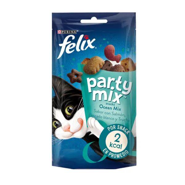 4 bolsitas x 200 g Felix Party Mix Ocean Bocaditos para gatos ¡Pack Ahorro!