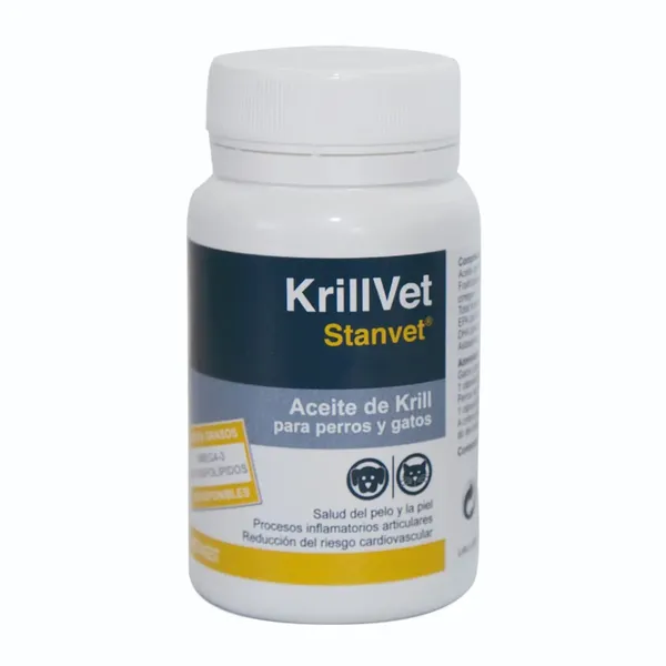 60 Capsulas Stangest KrillVet para perros y gatos