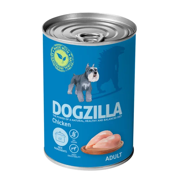 400 g Dogzilla Pollo Grain Free lata para perros