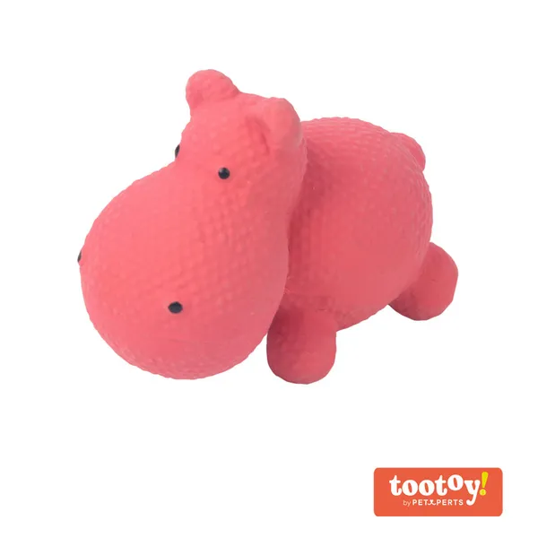 Tootoy! Puppy Mini Hippo Toy mordedor para perros