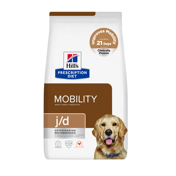 4 kg Hill's Prescription Diet Mobility Pollo pienso para perros