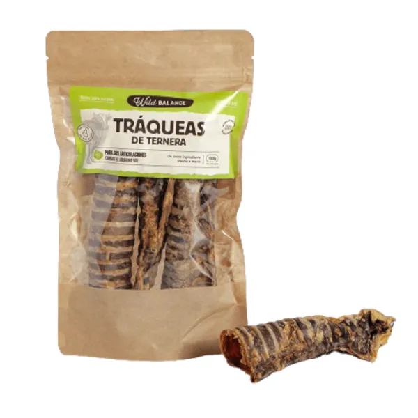 6 bolsitas x 100 g Wild Balance Tráqueas de Ternera para perros ¡Pack ahorro!