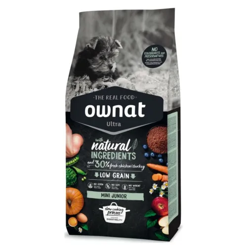3 kg Ownat Ultra Mini Junior pienso para cachorros