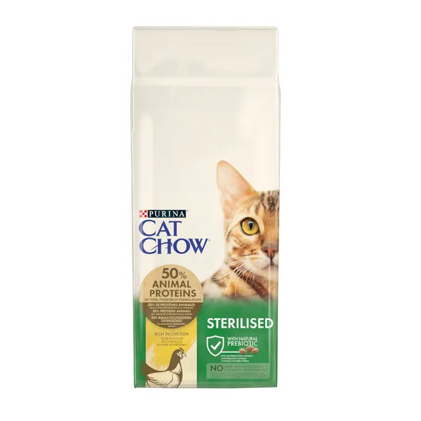 15 kg Cat Chow Sterilized Pollo Pienso para gatos
