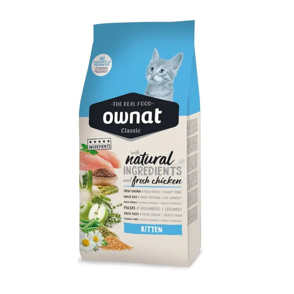 1.5 kg Ownat Classic Pienso para gatitos