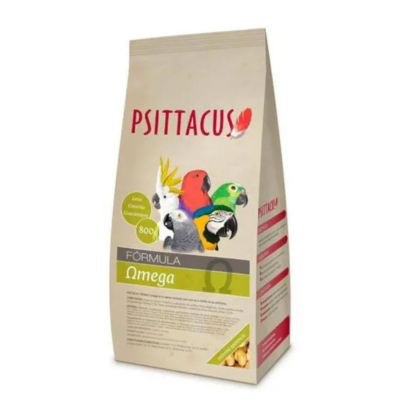 0.8 KG Psittacus Omega comida para pájaros psitácidos
