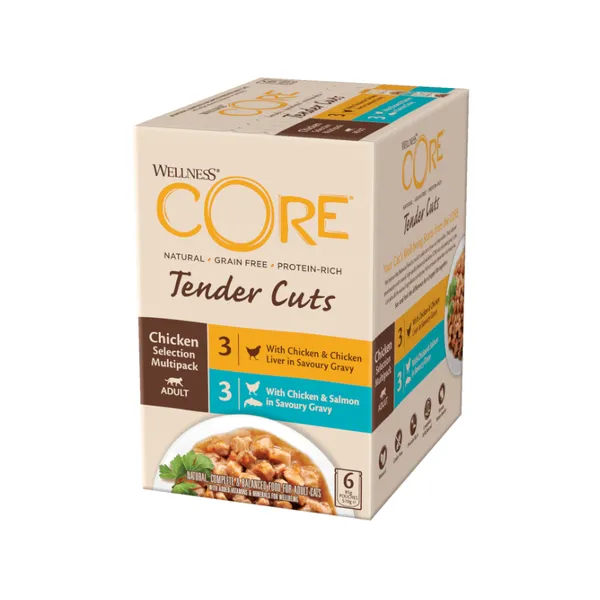 24 sobres x 85 g Wellness Core Selection Pollo sobre para gatos