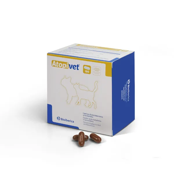 60 comprimidos Bioiberica Atopivet Tratamiento de Piel para perros y gatos
