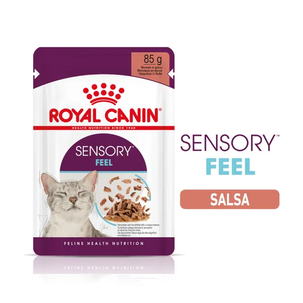 48 sobres x 85 g Royal Canin Adult Sensory Feel salsa sobre para gatos ¡Pack ahorro!
