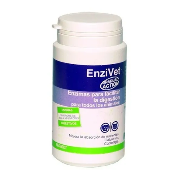 60 comprimidos Stangest Enzivet Enzimas Digestivas para perros y gatos