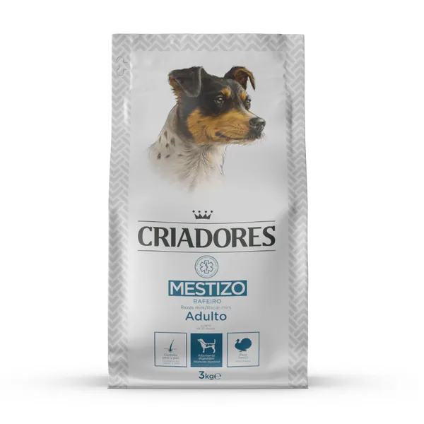 3 kg Criadores Mestizo Pavo pienso para perros mini