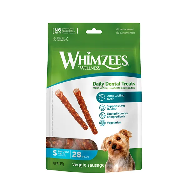 56 barritas Whimzees Snacks Dentales Grain Free para perros ¡Pack ahorro!