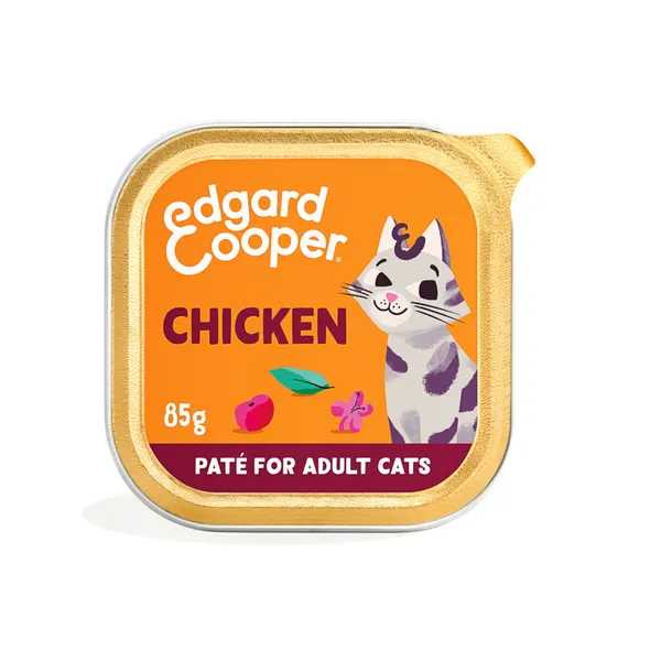85 g Edgard & Cooper Adult Pollo en Paté tarrina para gatos