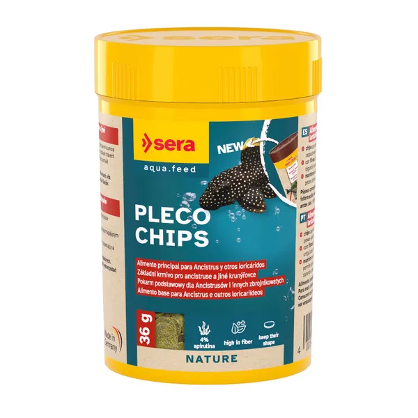 0.1 L Sera Pleco-chips alimento para peces