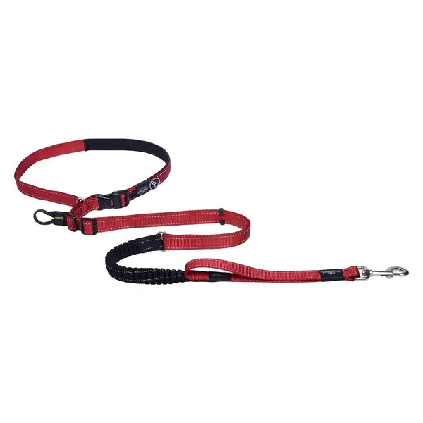 Rogz correa Handsfree roja para perros
